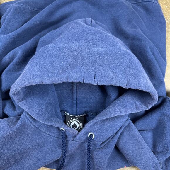 Thrasher Flame Logo Hoodie‎ Men’s Small Navy Blue Skate Pullover Y2K Style - Picture 4 of 9